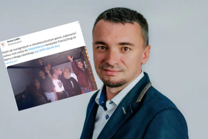 Rafał Maksymowicz to działacz Polski 2050 (Facebook, Twitter)