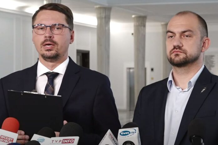 Grzegorz Płaczek i Marek Szewczyk. Konfederacja zapowiada rozliczenie polityków z afer covidowych.