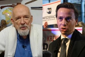 Janusz Korwin-Mikke. Krzysztof Bosak. Konfederacja. Nowa Nadzieja. JKM. Ruch Narodowy.