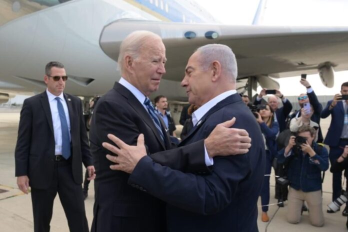 Prezydent USA Joe Biden i premier Izraela Banjamin Netanjahu. Foto: x/@netanyahu