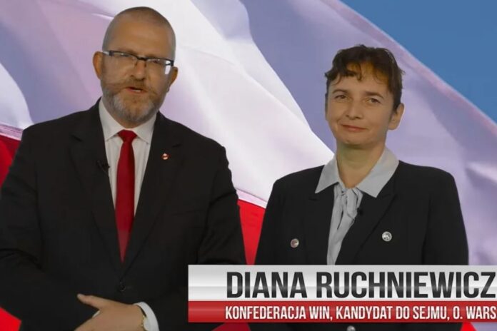 Grzegorz Braun i Diana Ruchniewicz.