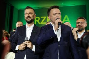 Liderzy Trzeciej Drogi Władysław Kosiniak-Kamysz i Szymon Hołownia.