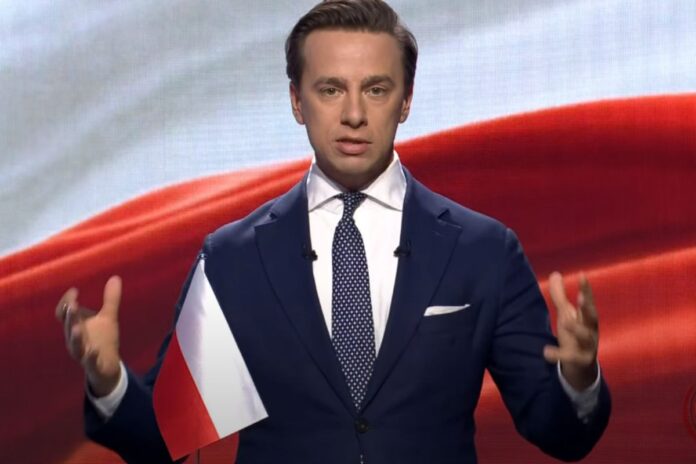 Krzysztof Bosak w debacie w TVP.