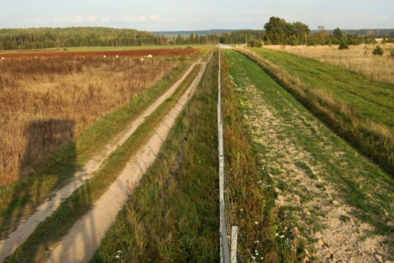Granica Litwy z Białorusią.