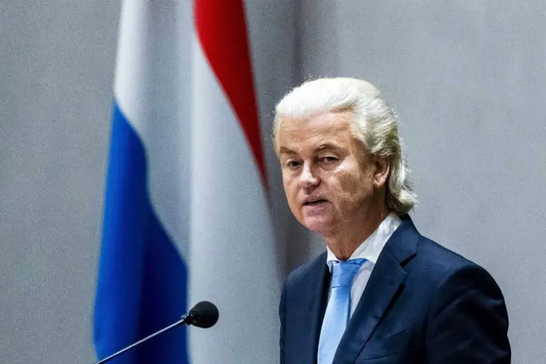 Prezes Partii Wolności Geert Wilders