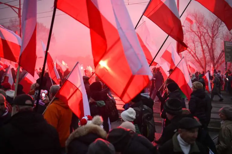 Marsz Niepodległości w Warszawie. Warszawa. 11 listopada