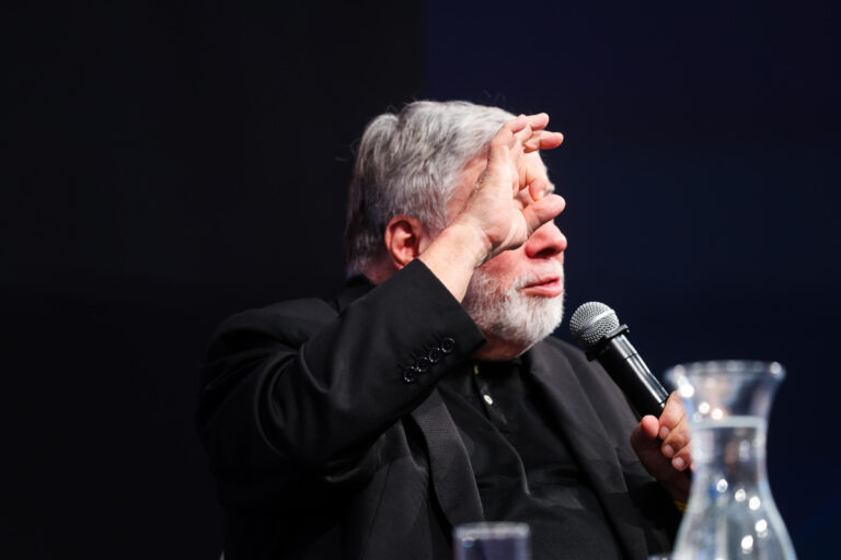 Steve Wozniak w Warszawie podczas konferencji 