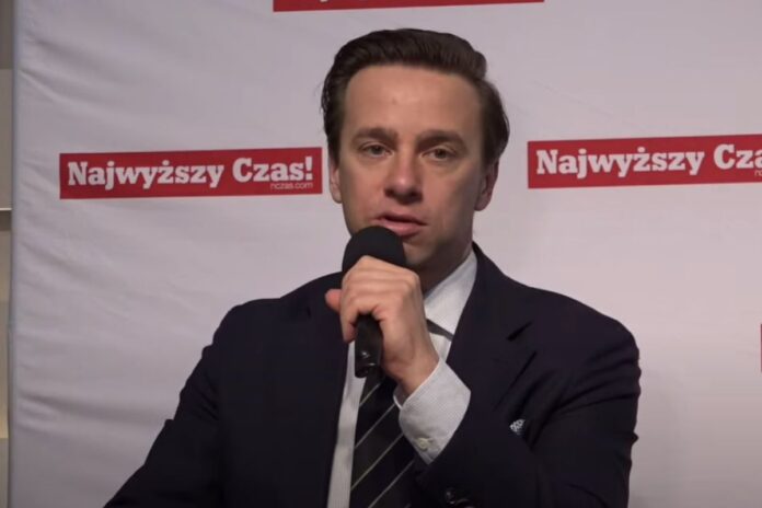 Krzysztof Bosak podczas XIII Konferencji Prawicy Wolnościowej.