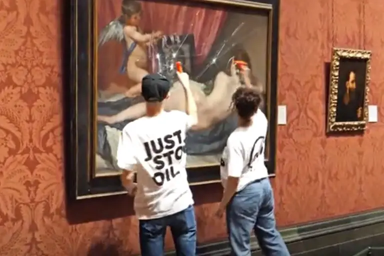 Ekoterroryści niszczą obraz Diego Velazqueza 