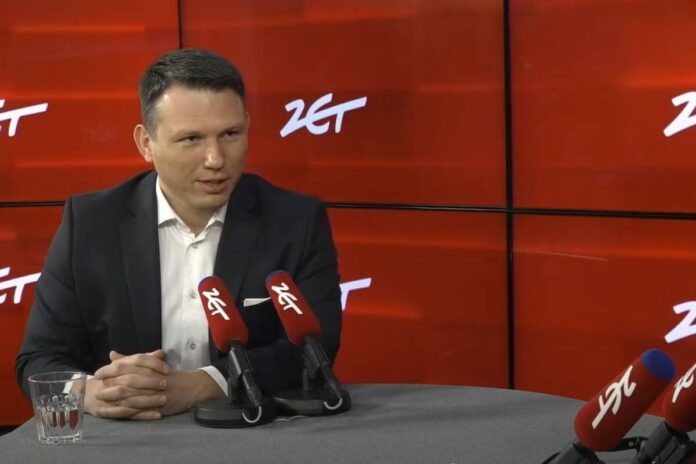 Sławomir Mentzen. / Foto: screen YouTube/Radio ZET