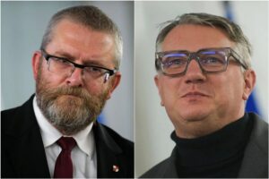 Grzegorz Braun i Przemysław Wipler.