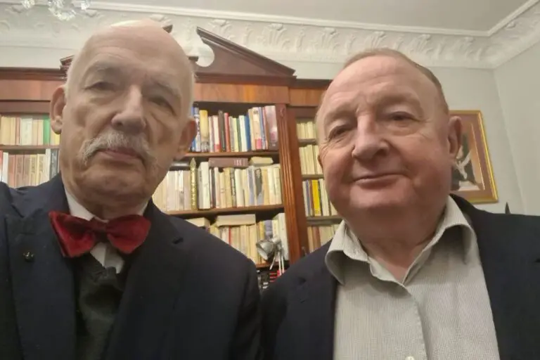 Janusz Korwin-Mikke oraz Stanisław Michalkiewicz.