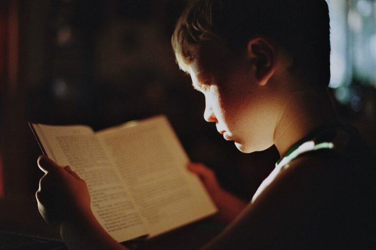 Chłopiec czytający książkę. Zdjęcie ilustracyjne. Źródło:pixabay