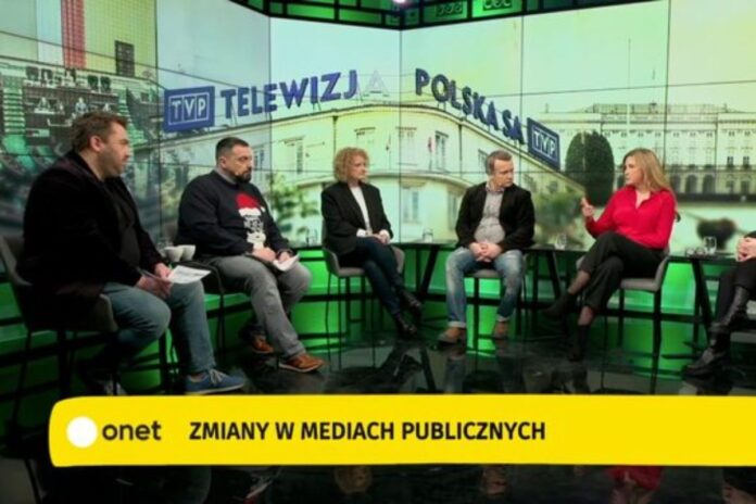 Dyskusja dziennikarzy mediów prywatnych o zmianach w TVP