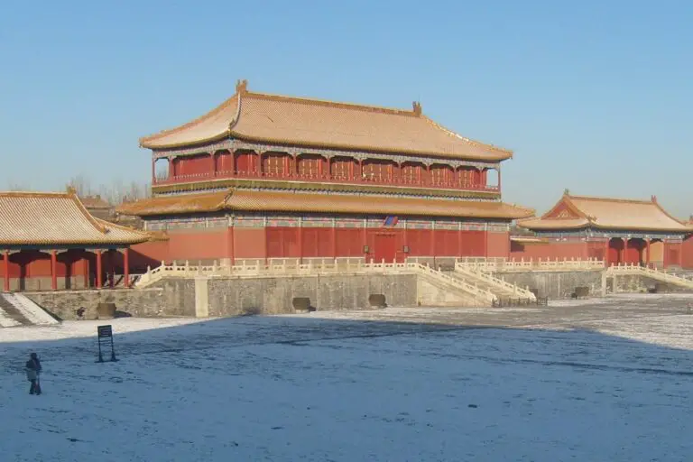 Pekin. Zakazane Miasto pod śniegiem. Zdjęcie ilustracyjne. Źródło: pixabay