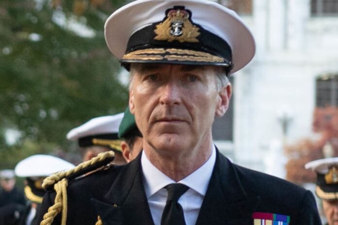 Admirał Tony Radakin.