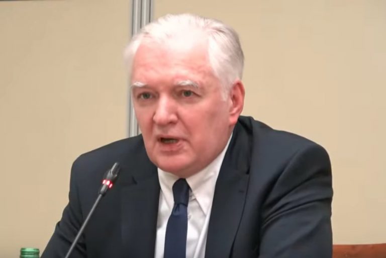 Były wicepremier w rządzie PiS Jarosław Gowin Źródło: YouTube