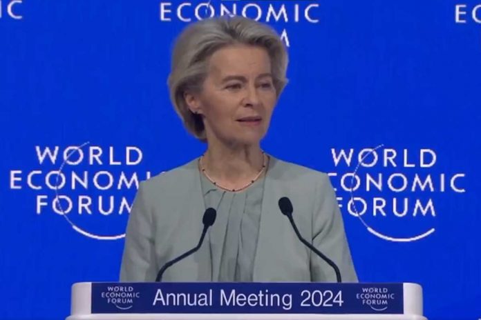Ursula von der Leyen w Davos