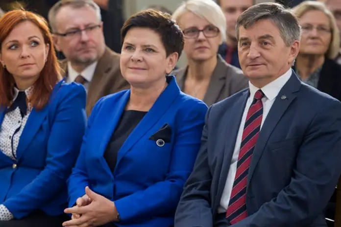 Beata Szydło i Marek Kuchciński.