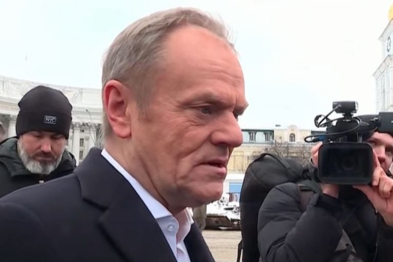 Donald Tusk w Kijowie.