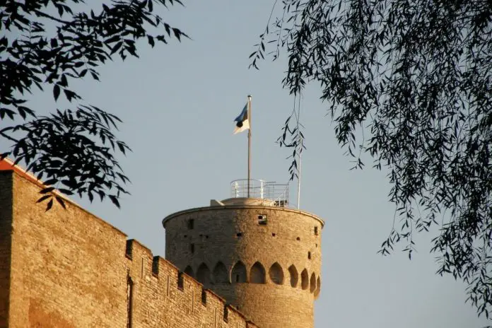 Flaga Estonii.