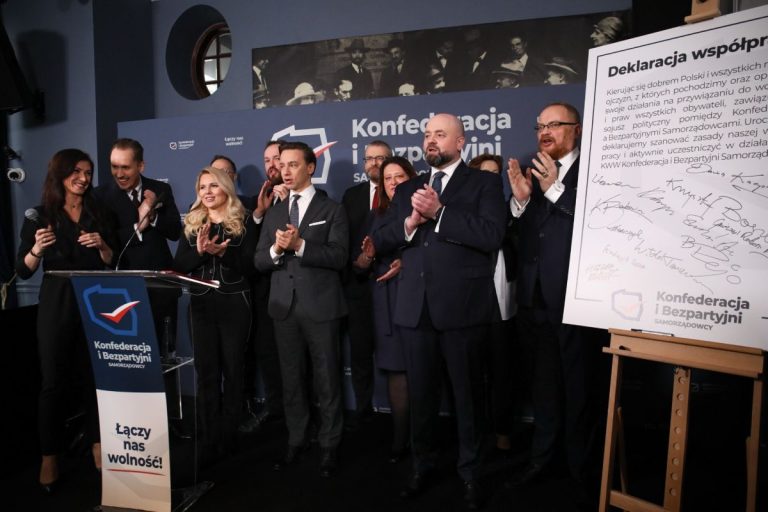 Konwencja rozpoczynająca start "KWW Konfederacja i Bezpartyjni Samorządowcy" w kampanii samorządowej.