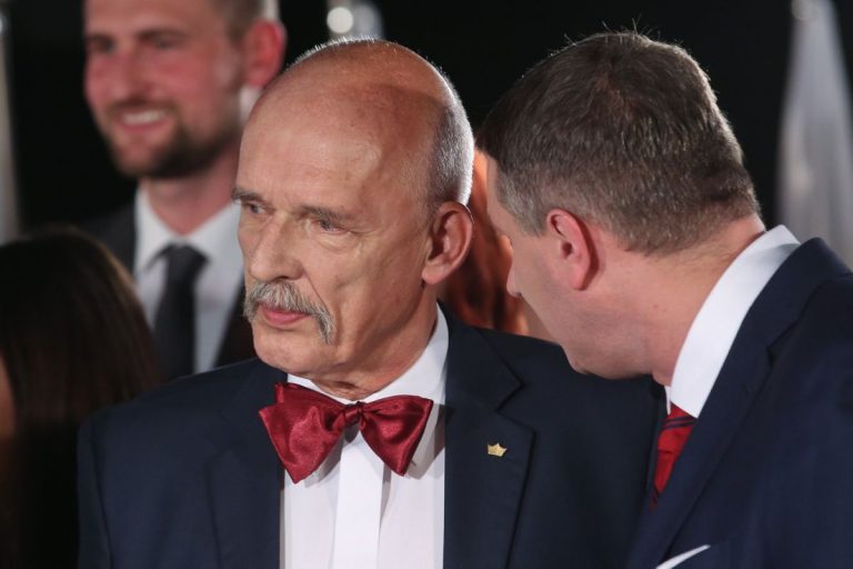 Janusz Korwin-Mikke i Przemysław Wipler.