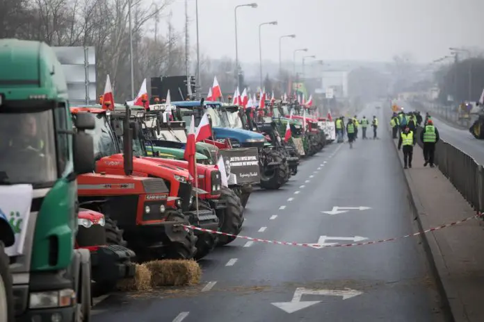 Protest rolników.