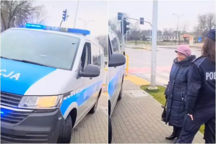Interwencja policji w Kielcach. Starsza kobieta ukarana mandatem w wysokości 200 zł.