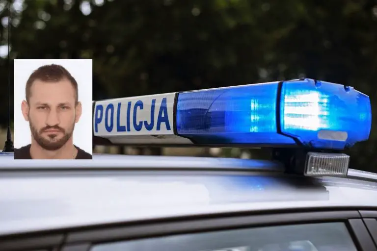 Poszukiwany Krystian Grygiel, były policjant skazany prawomocnym wyrokiem sądu.