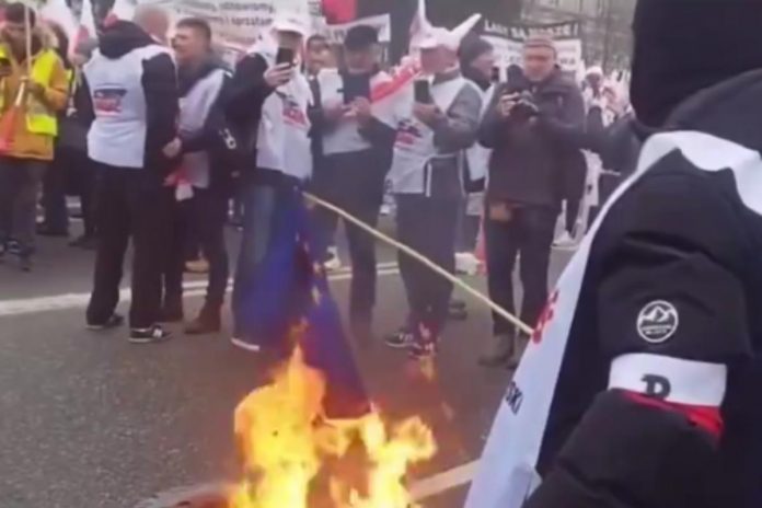 UE protest rolników Warszawa