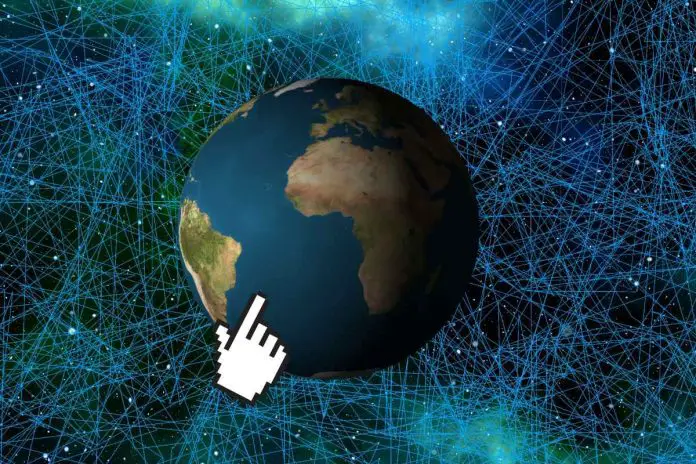 Ziemia Internet sieć kula ziemska