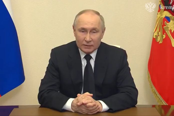Prezydent Rosji Władimir Putin. Foto: print screen X