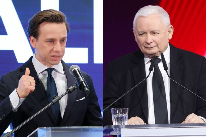 Krzysztof Bosak oraz Jarosław Kaczyński.