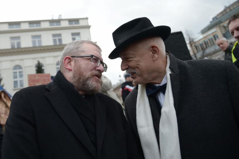 Grzegorz Braun i Janusz Korwin-Mikke.