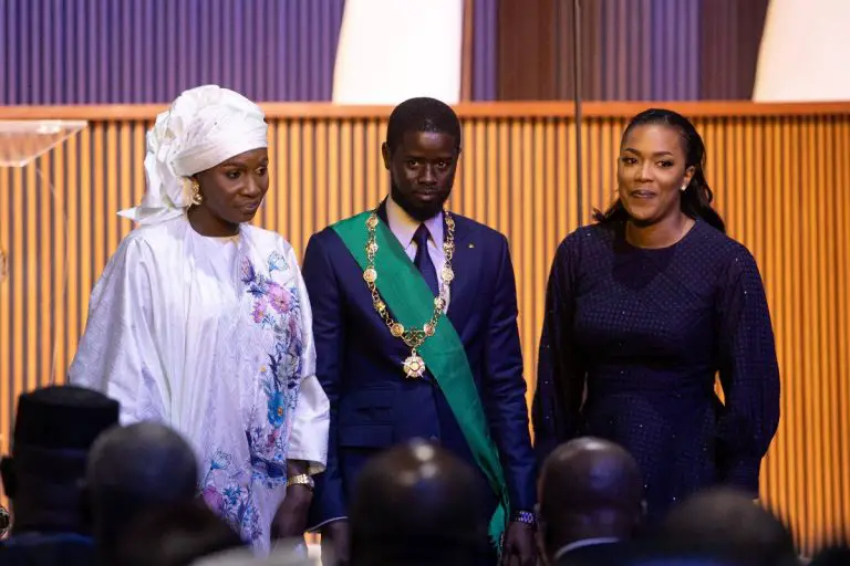 Bassirou Diomaye Faye, żona Marie i Absie, Senegal, prezydent, pierwsza dama, Afryka