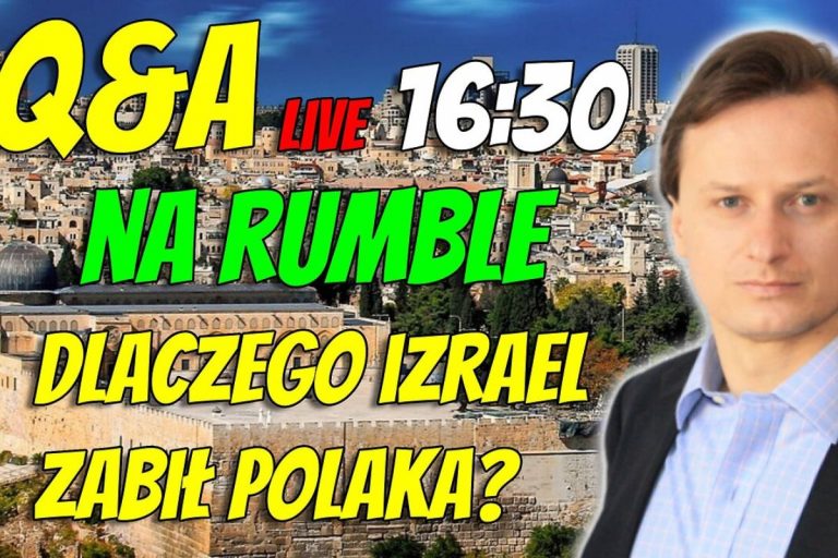 Q&A z Tomaszem Sommerem: Dlaczego Izrael zabił Polaka?