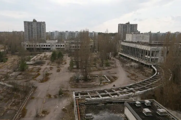 Czarnobyl fot. EPA/SERGEY DOLZHENKO Dostawca: PAP/EPA.