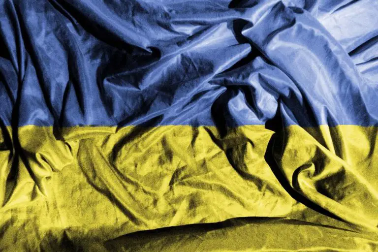 Ukraina, flaga, symbole, wojna