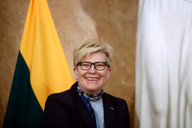 Ingrida Szimonyte, premier Litwy.