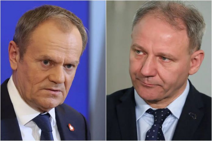 Donald Tusk i Jacek Protasiewicz.