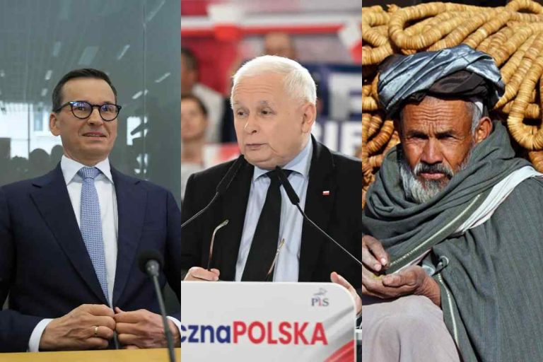 Morawiecki, Kaczyński, Afgańczyk