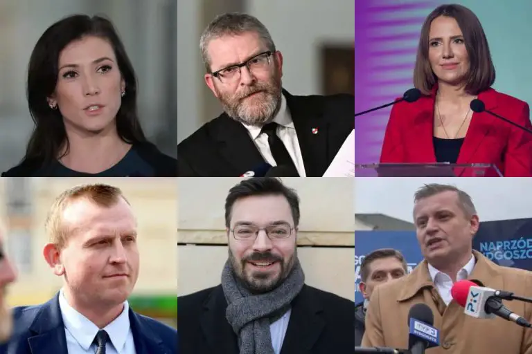 Ewa Zajączkowska-Hernik, Grzegorz Braun, Anna Bryłka, Tomasz Buczek, Stanisław Tyszka i Marcin Sypniewski
