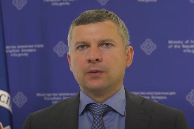 Rzecznik białoruskiego MSZ Anatolij Głaz.