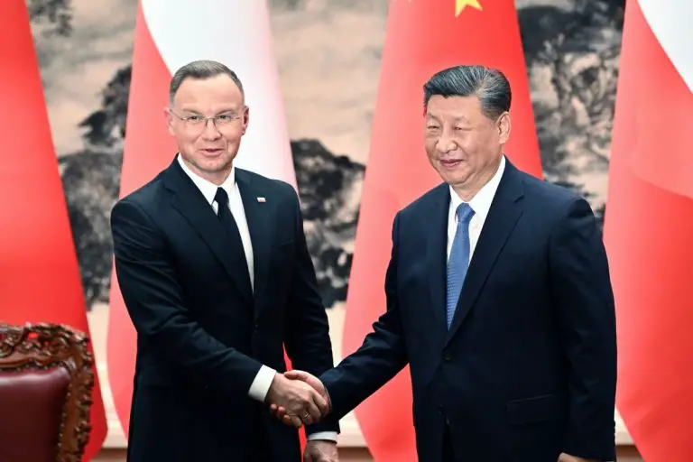 Prezydent Polski Andrzej Duda i prezydent Chin Xi Jinping. Foto: PAP/EPA
