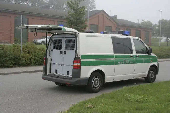 Samochód niemieckiej policji