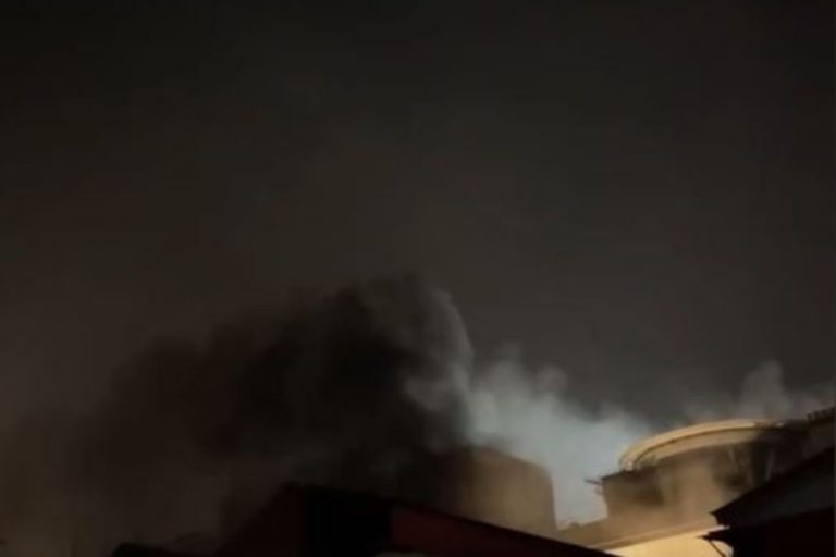 Pożar szpitala w mieście Raszt w północnym Iranie.