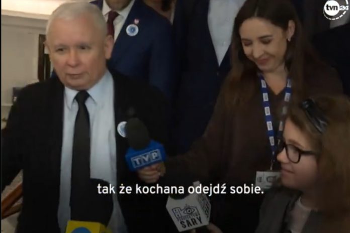 Jarosław Kaczyński, dziecko, Sejm