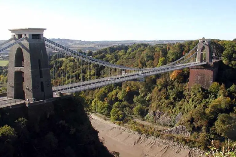 Most Clifton w Bristolu. Fot. Wikipedia domena publiczna