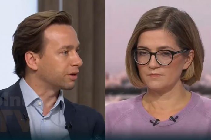 Krzysztof Bosak i Magdalena Biejat w Polsat News. Foto: print screen X/wolnosctv